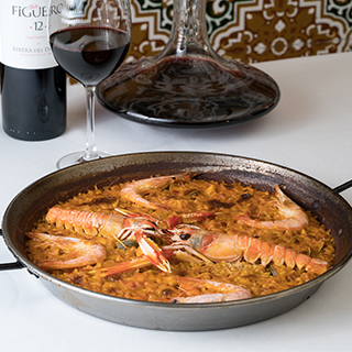 Paella de marisco